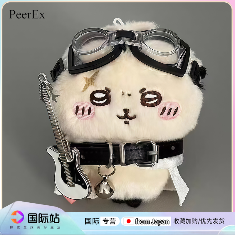 日本PeerEx可爱摇滚风朋克獭狮吉伊小八乌萨奇公仔毛绒玩偶包挂件,服饰配件/皮带/帽子/围巾,包挂件,淘宝优惠券,粉丝福利购,淘宝优惠卷