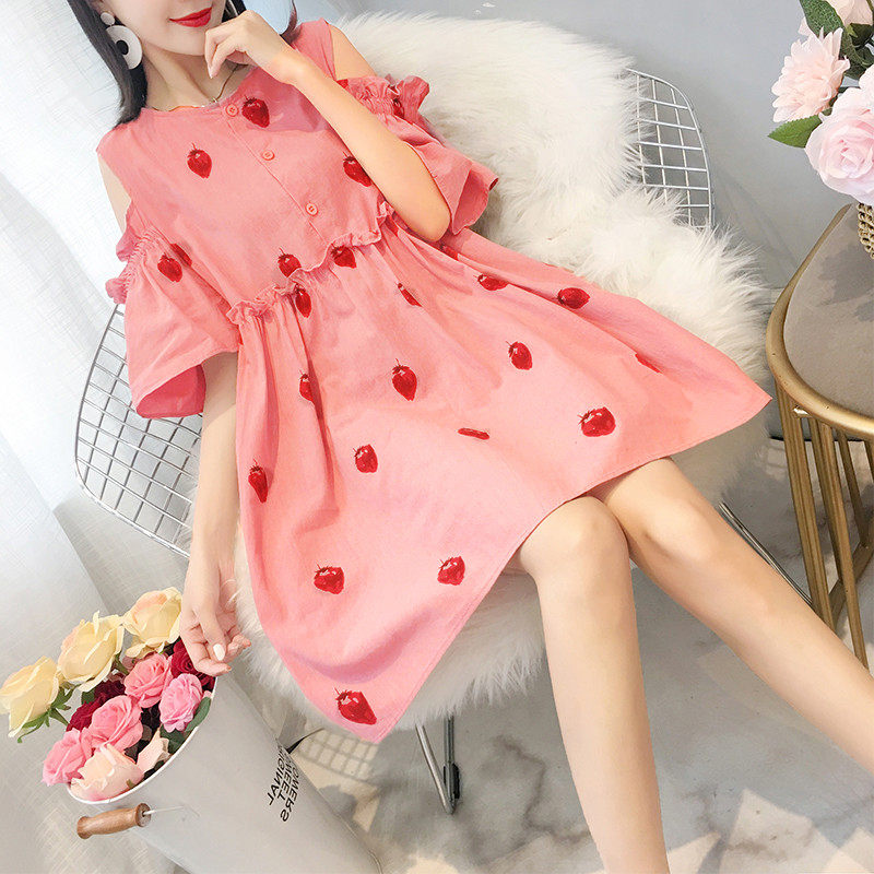 孕婦夏裝上衣2019新款潮媽中長款夏季孕婦連衣裙時尚短袖夏天裙子在類目 孕婦裝/孕產婦用品/營養, 孕婦裝, 連衣裙中 - 來自Buy2taobao.com提供專業的淘寶代購服務