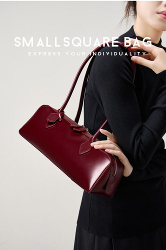 THERE服装2026 New Genuine Leather Womens Shoulder Bag luxury