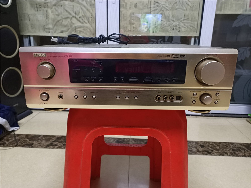 进口Denon/天龙 AVR-1603 功放机 DTS双解码5.1家庭影院 AV放大器