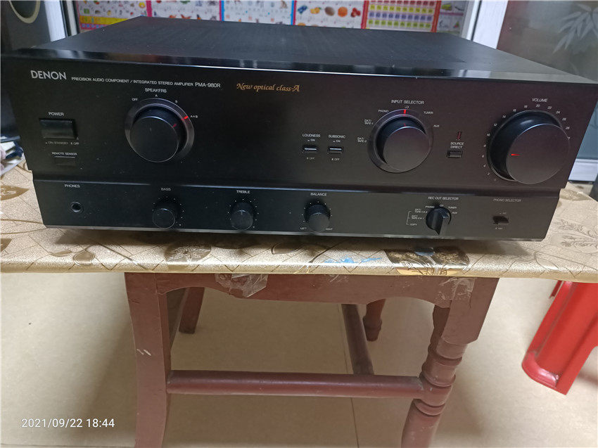 二手进口Denon/天龙PMA-980R 纯功放机高端发烧合并大功率人声好