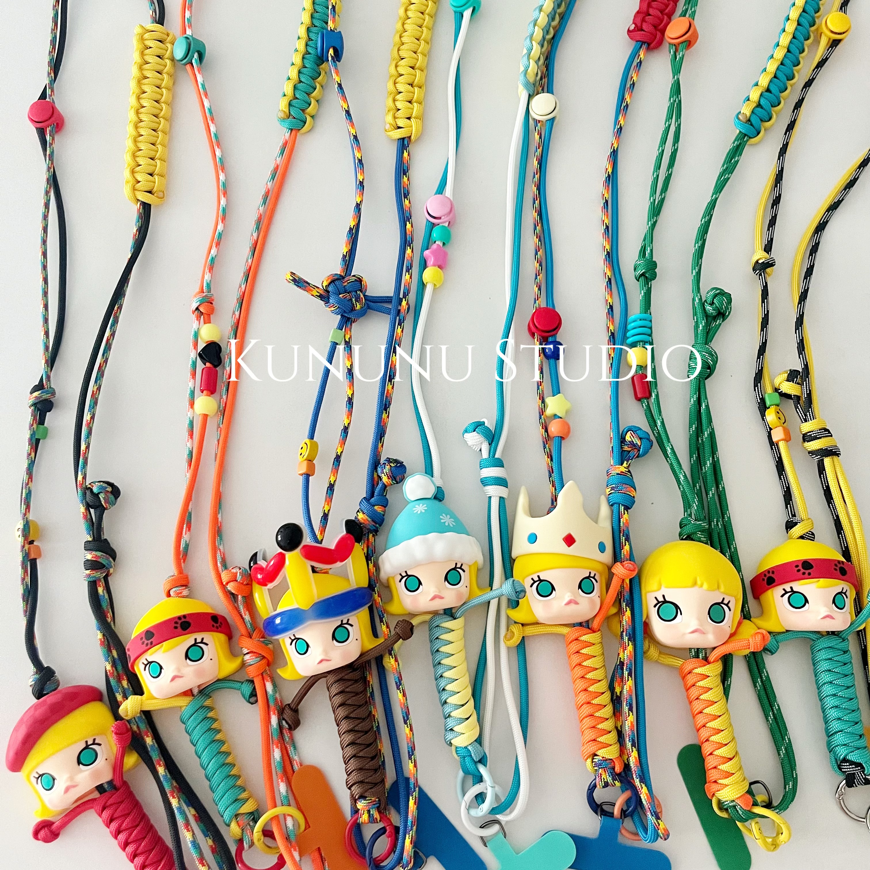 正版Molly茉莉伞绳Miu系手机包包斜挎绳拍立得相机挂绳包带背带