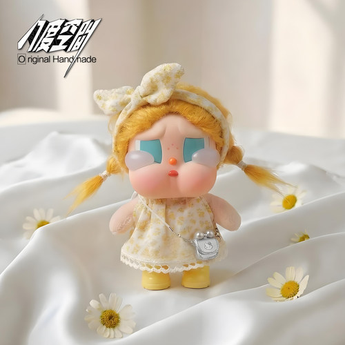 适配哭娃crybaby娃衣服碎花连衣裙套装vacation搪胶玩偶可爱着替