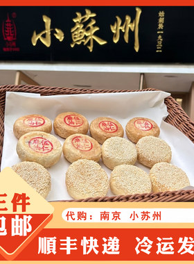 小苏州代购麻油绿豆糕鲜肉五仁月饼荔枝煎茉莉花煎杨梅煎蟹壳黄