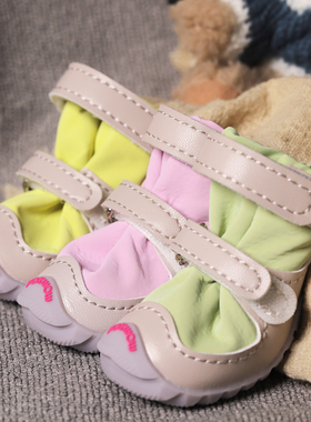 DJJ富汪棉鞋fokwow冬季防水防雪防滑狗鞋博美雪纳瑞狗狗保暖软底