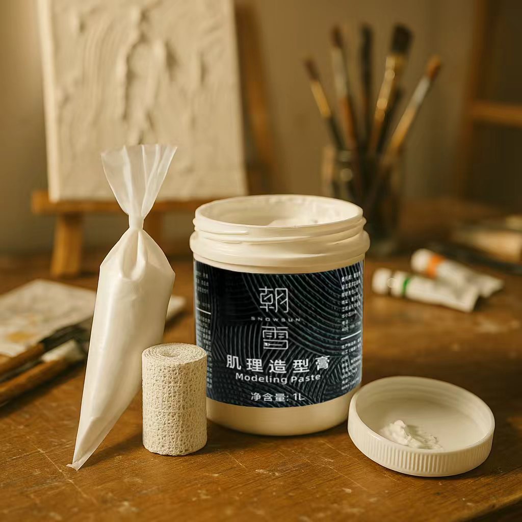 塑形膏浮雕画材料肌理画艺术粉石英砂丙烯手工diy装饰画材料专用图片