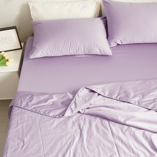 空调被 薄被子 全棉高支高密可水洗纯棉夏凉被 夏季