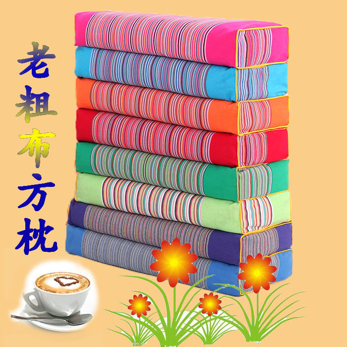 【天天特价】粗布荞麦枕头全荞麦壳枕芯可拆洗全棉枕套成人护颈枕