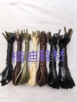 轻奢扁油蜡鞋带铜头防滑耐磨7孔马丁工装靴皮鞋板鞋军绿完美匹配