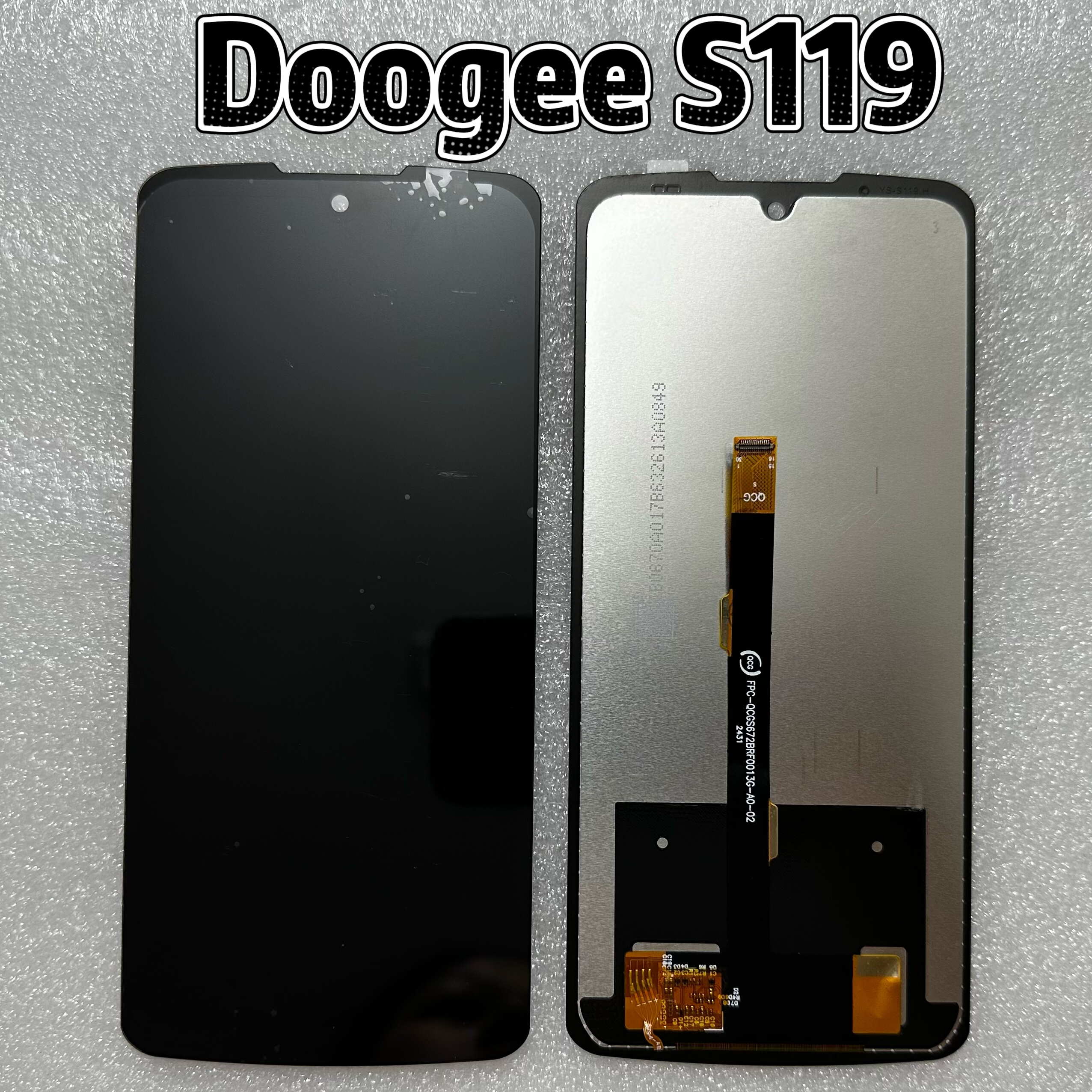 道格 Doogee S119 5G 总成液晶屏触摸显示内外屏幕 LCD Display