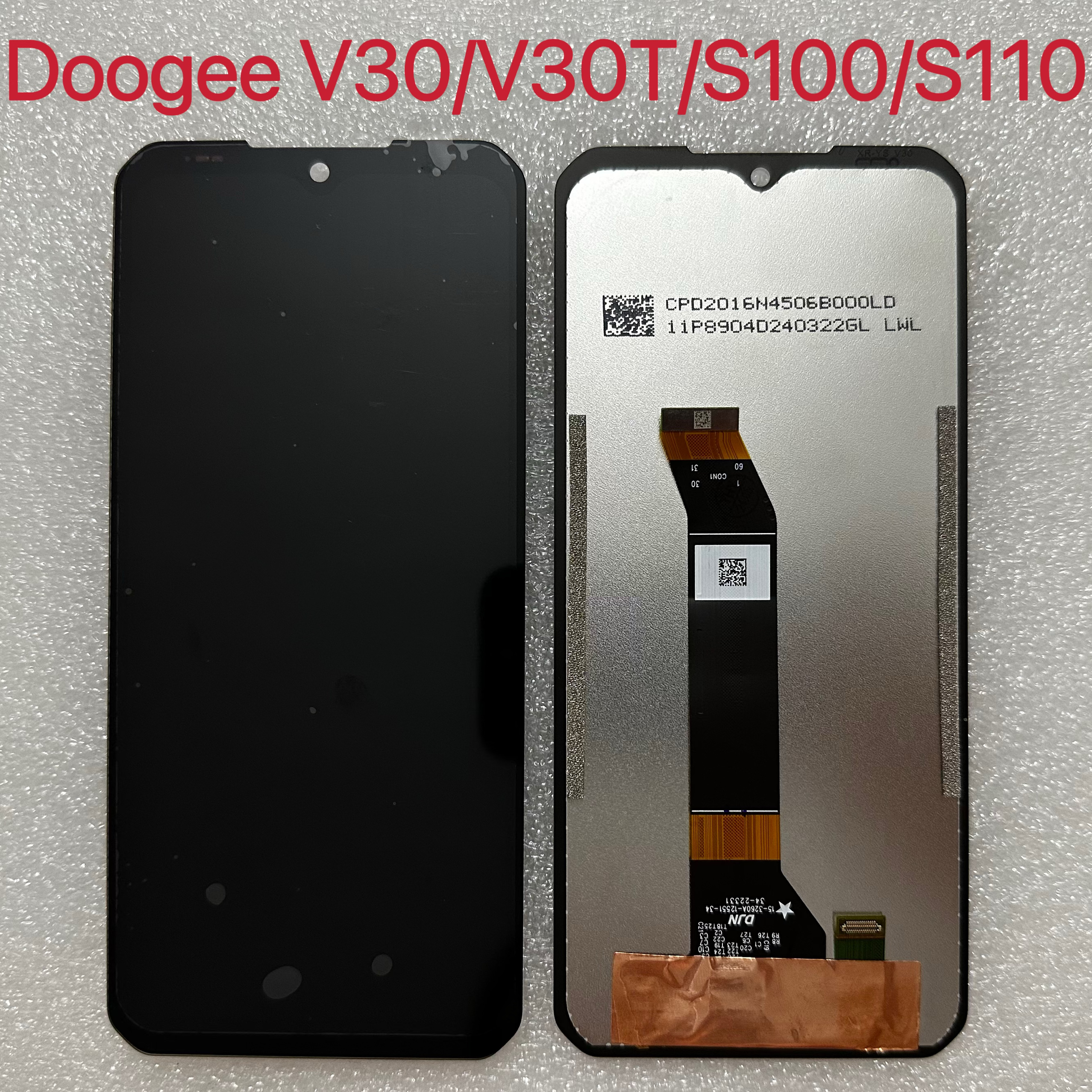 道格DOOGEE V30 V30T S100 S110屏幕总成LCD Touch 一体屏 内外屏