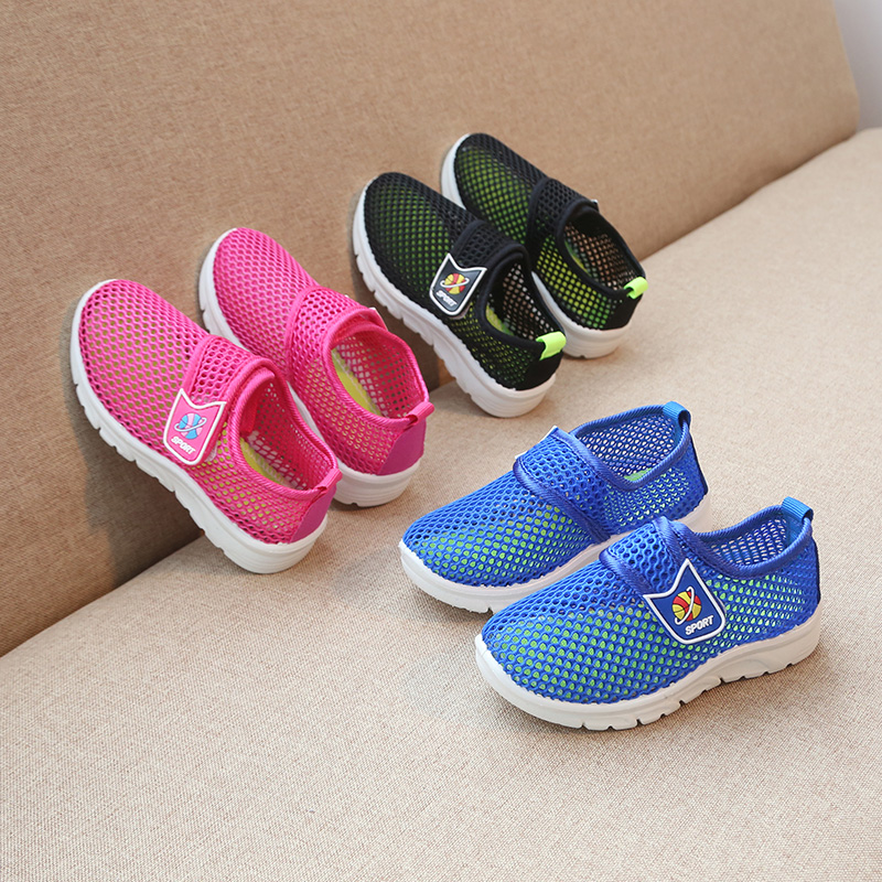 透气网面男童休闲鞋透气运动