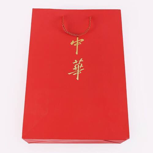 红色礼品袋烟酒手提袋