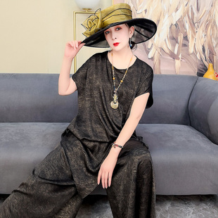 显瘦两件套款 网红套装 休闲女装 气质高贵上档次夏季 时尚 8503夏爆款