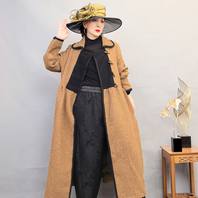 时尚复古优雅风衣外套