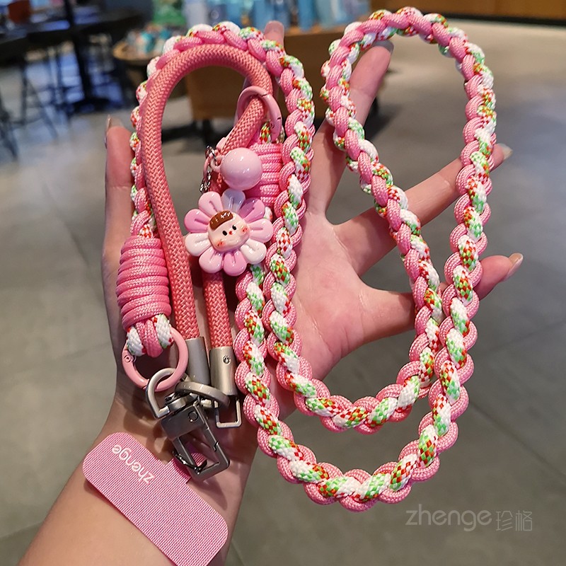 创意双拼编织手机挂绳斜挎可背可调节拆卸挂脖垫片手机链肩背挂件,3C数码配件,手机挂件/手机链,淘宝优惠券,粉丝福利购,淘宝优惠卷