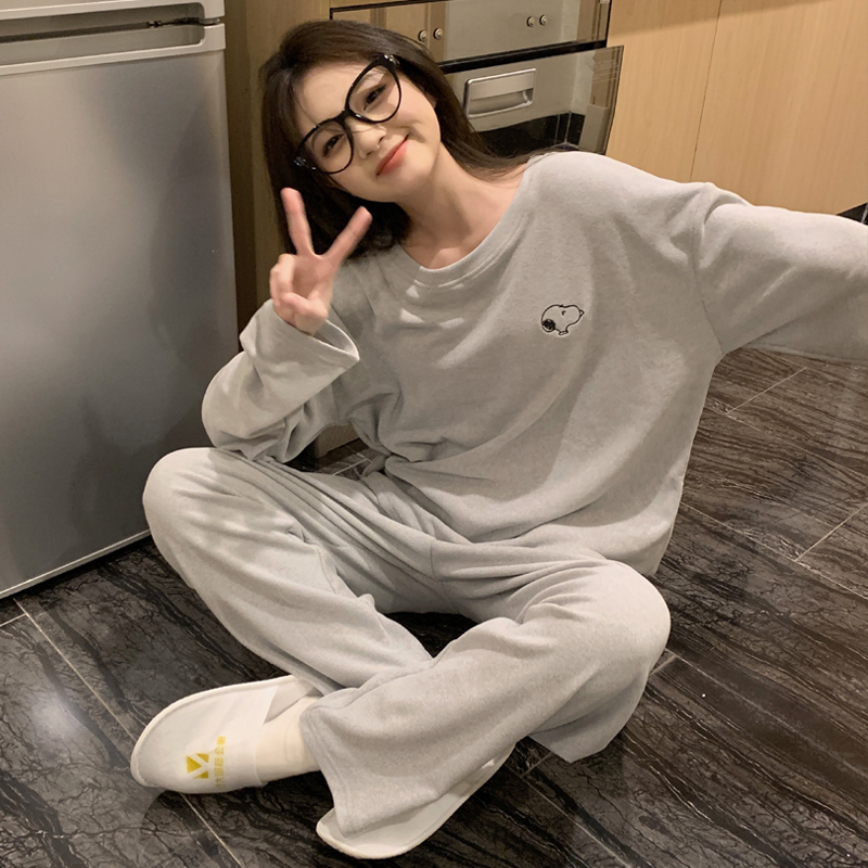 女家居服德绒保暖不起球不褪色