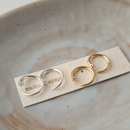 彗星在旋转镶钻耳环女小众设计感