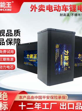 力能王48V50AH外卖电动车锂电池