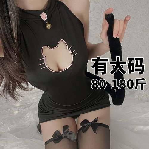 猫女服装性感制服高弹牛奶丝