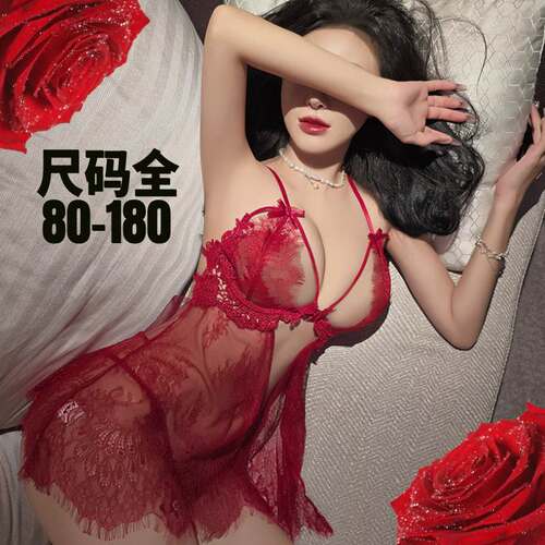 大码性感蕾丝吊带睡裙