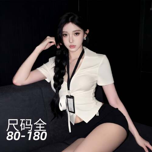大码性感秘书制服套装