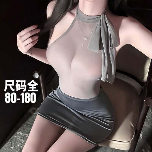 大码性感包臀裙秘书制服套装