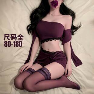 大码性感纯欲睡裙女夏独特绝美2026新款精致御姐高级睡衣约会战袍