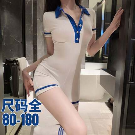 大码性感2026新款胖mm情调制服纯欲JK学院风连体衣睡衣禁欲系qqny