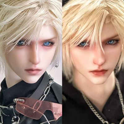 BJD最终幻想FF7【克劳德】RB重生CG/圣子降临AC自制头/妆/眼3仓