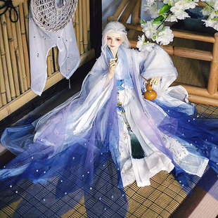 月夜行歌武陵仙君 BJD男娃三分大女叔古装古风娃衣现货通贩