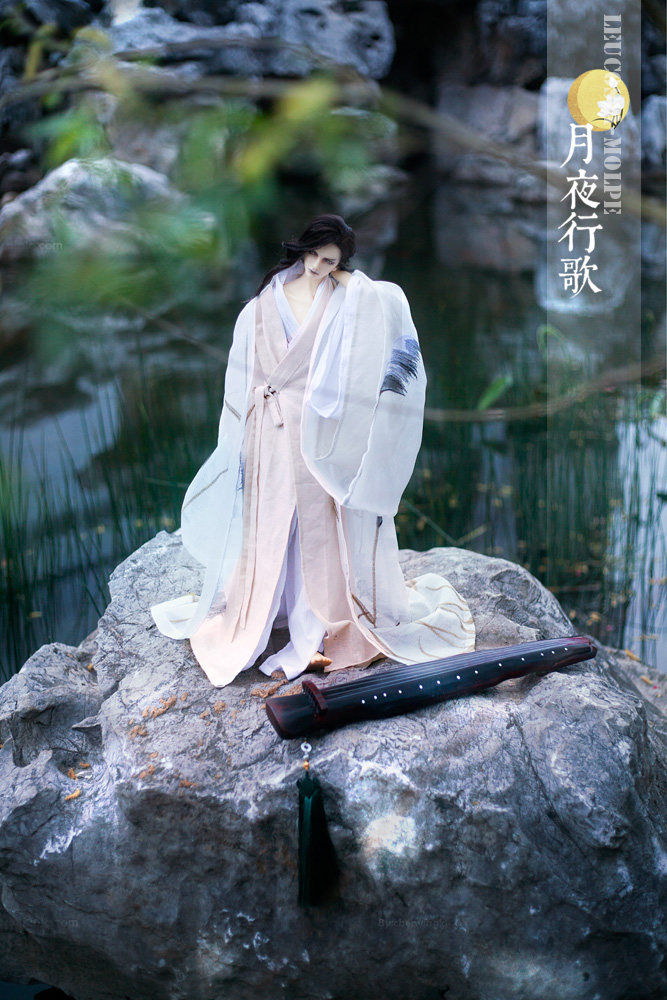 月夜行歌异妖谈早月BJD娃衣3三分叔魏晋风古装古风服饰现货