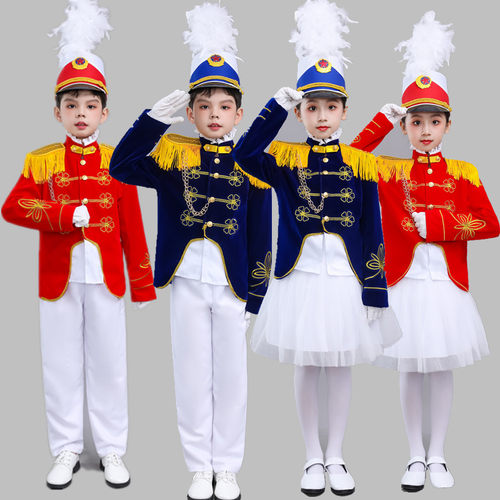 新款鼓号队服装中小学生升旗手服