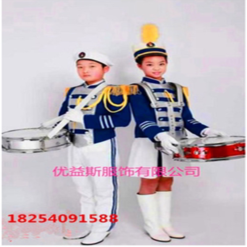 新款鼓号队服装中小学生鼓乐队服幼儿园童仪仗队管乐队少先队升旗