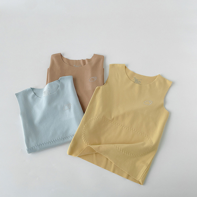 【大美唤粉丝专享】马卡龙多色保暖背心儿童内衣-H2N2057,女士内衣/男士内衣/家居服,保暖背心,淘宝优惠券,粉丝福利购,淘宝优惠卷