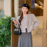 【现货】金属扣小香风短外套858-P120-K178，女装短外套，浙宝113