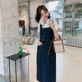 【大货已出】牛仔背带显瘦连衣裙808-P110-K168，女装连衣裙，浙宝113