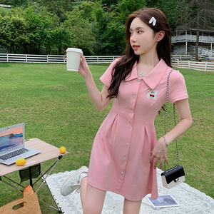 【大货已出】小樱桃POLO爱心扣短裙833-P95-K148图片