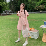 【大货已出】工装风POLO领连衣裙834-P95-K148，女装连衣裙，浙宝113