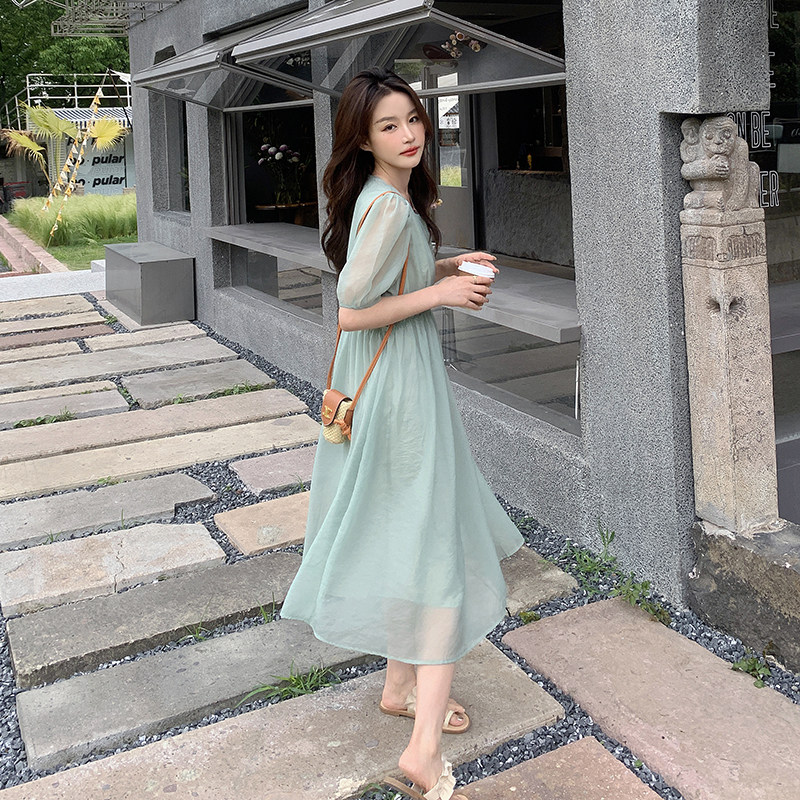 【现货】网纱花边连衣裙651-P95-K148,女装连衣裙,浙宝113