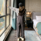 【现货】秋休闲工装风背带裤687-P105-K158，女装连体裤，浙宝113