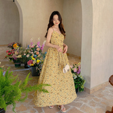 【现货】盐缩面料吊带碎花连衣裙817-P110-K168，女装连衣裙，浙宝113