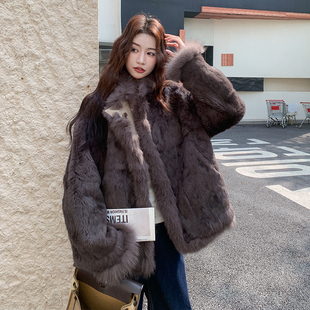 P225 C50 两面穿仿皮草皮毛一体派克服 K318 首发新款