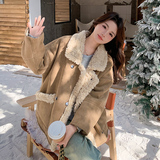 【新款】麂皮仿皮草皮毛一体252-P185-K268，女装派克服，浙宝113