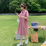 【大货已出】polo领工装风衬衫连衣裙846-P105-K158，女装连衣裙，浙宝113