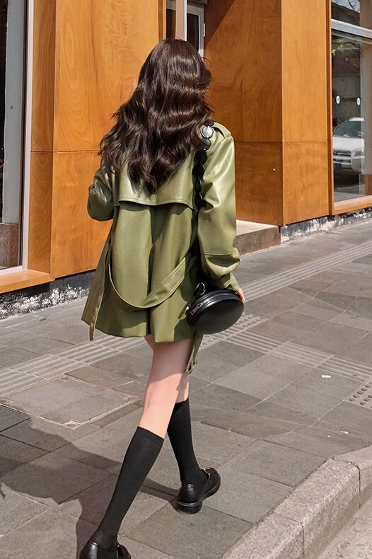 【现货】新款23春PU皮衣外套627-P135-K198,女装皮衣,浙宝113