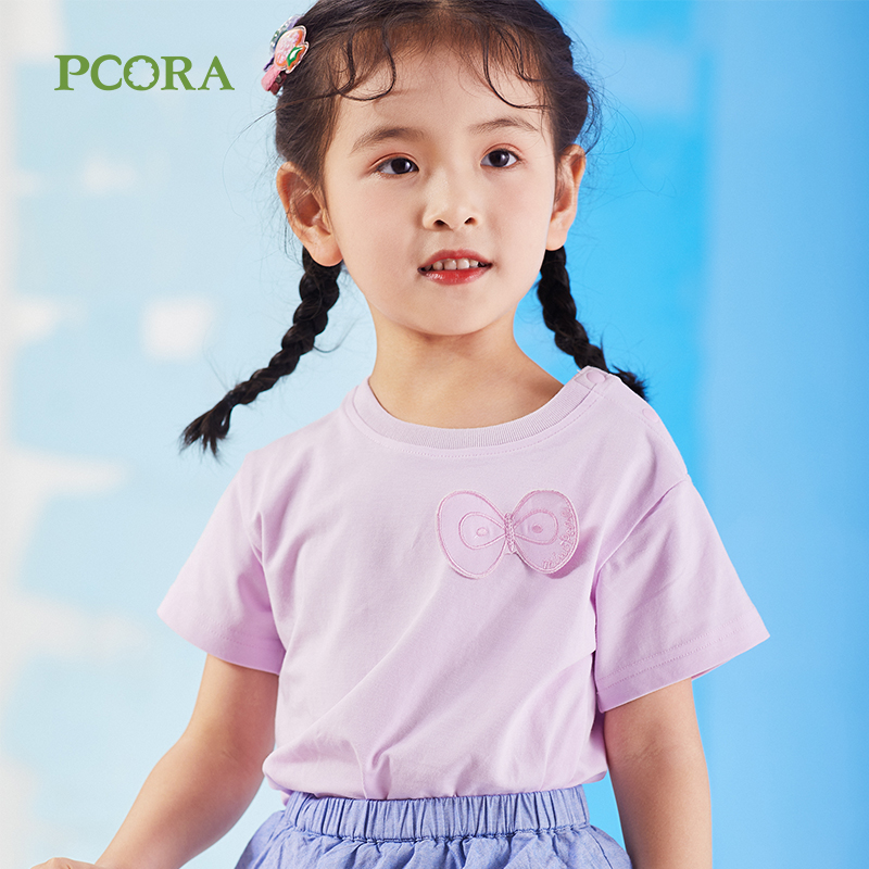 巴柯拉专柜同款小女童短袖T恤