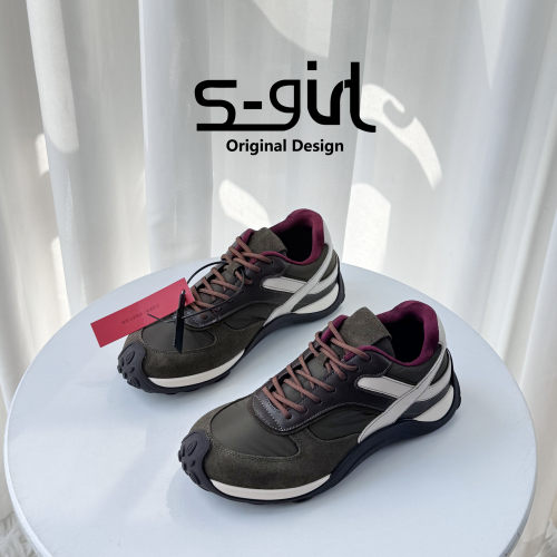 SGIRLTWTW韩版户外登山老爹鞋女