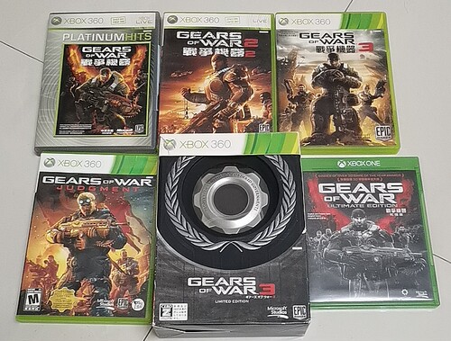 微软XBOX360 ONE XSX都可以用 战争机器系列游戏光盘