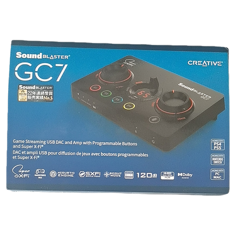 Creative/创新GC7 游戏声卡 笔记本USB外置声卡游戏影音